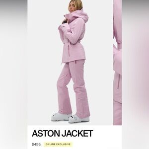 Halfdays Aston Jacket and Emma Soft Shell Pant SET in Amethyst